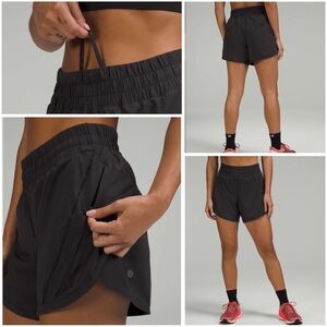 Lululemon Track That High-Rise Lined Short 5" *Black* 🍋